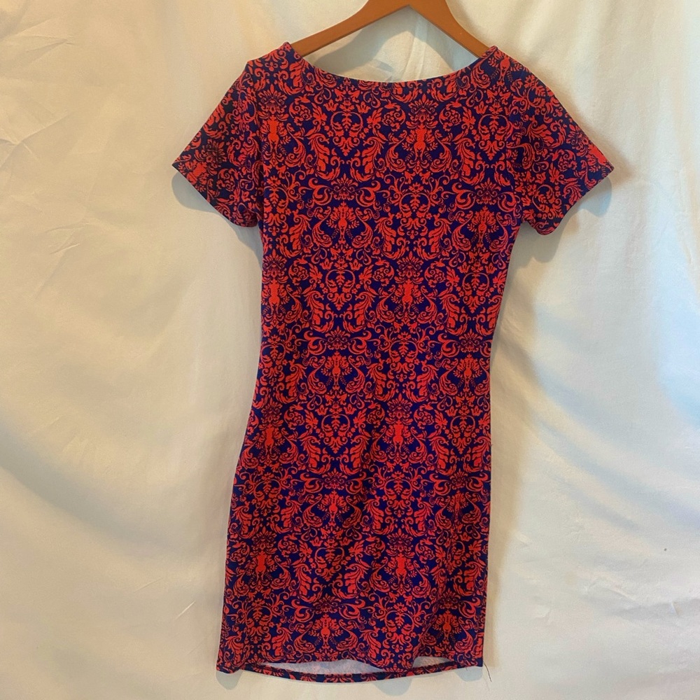 Pink Blush Fitted Maternity Dress (Medium)